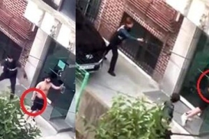 “추방 원해” 흉기난동 외국인…남녀 ‘경찰 콤비’ 신속 제압(영상)