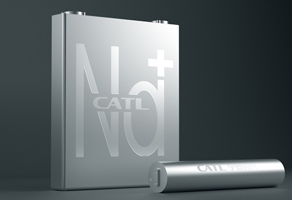 CATL의 나트륨 이온 배터리 제품 이미지.