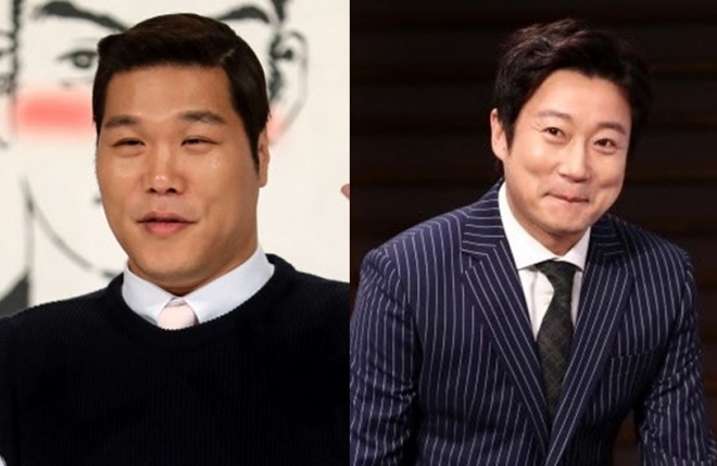 방송인 서장훈(왼쪽)·개그맨 이수근. 연합뉴스