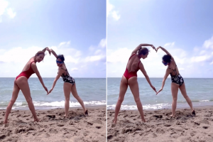 “맨살이 너무 보여요” 옥주현 파격 노출 수영복에 팬들 ‘당황’