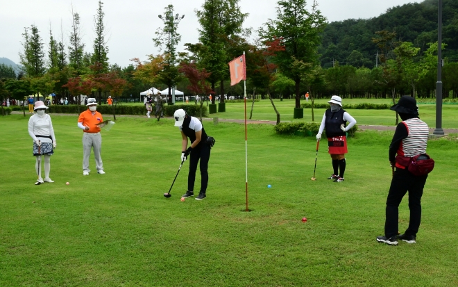 2022년 화천 산천어 전국 파크골프 페스티벌 모습. 화천군 제공