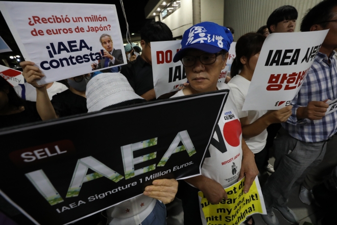 시민단체, ‘라파엘 그로시 IAEA 사무총장 방한 반대’
