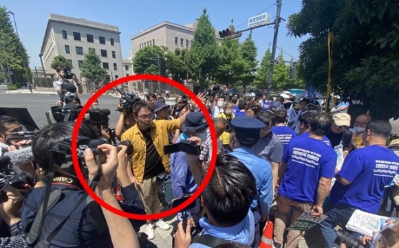 도쿄로 간 한국의원들 항의에…日남성 “후쿠시마 차별” 반박 [포착]