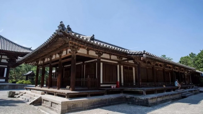 일본 나라(奈良)에 있는 8세기 사찰 도쇼다이지(唐招提寺) 곤도(金堂), 유네스코 세계문화유산이다. AFP 자료사진