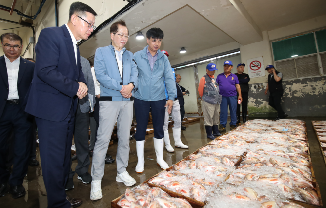 제주 수산물 관리 현장 방문한 조승환 해수부 장관