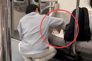 모르는 승객 토사물 치운 ‘6호선 청년’ 찾았다…“할 수 있어서”