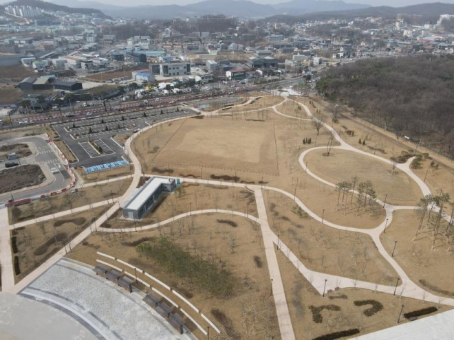 일반에 개방된 태안3지구 내 공원. 화성시 제공