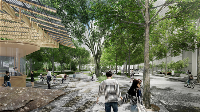 서울시가 ‘녹지생태도심 재창조 전략’을 적용하는 다동공원 조성사업 안. 서울시 제공