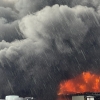 내도동 전기업체 화재… 2층건물 와르르