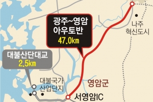 광주·전남 ‘광주~영암·목포 아우토반’ 건설 풀 액셀 밟는다