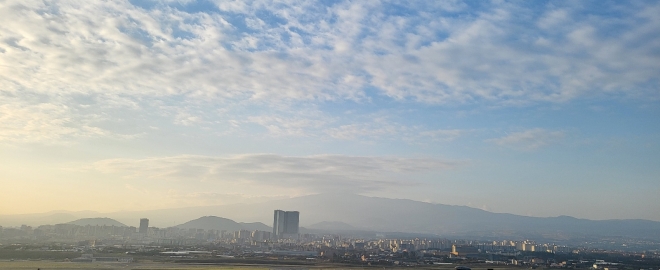 제주시 노형동 드림타워 일대 전망. 제주 강동삼 기자