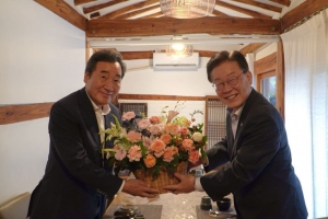 이재명·이낙연 만찬 회동[서울포토]