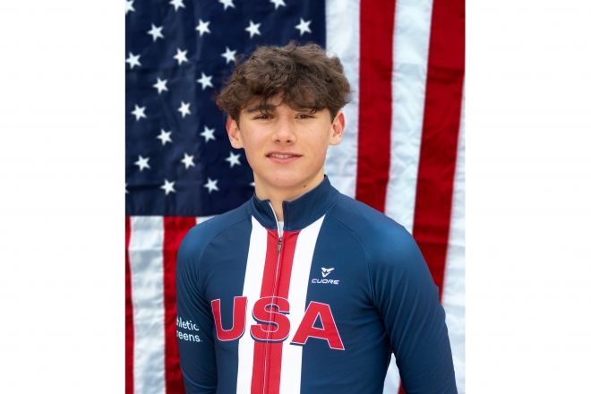 지난달 29일 훈련 도중 차에 치여 17세의 나이로 사망한 미국 사이클 선수 매그너스 화이트. 미국사이클연맹 홈페이지 캡처