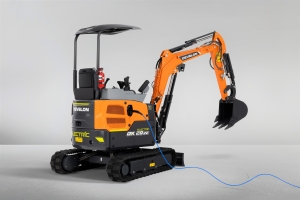 HD현대인프라코어, 굴착기 온라인 스토어 오픈…전기굴착기 판매