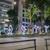 강남구, 테헤란로 중앙에 태권도 품세 조형물