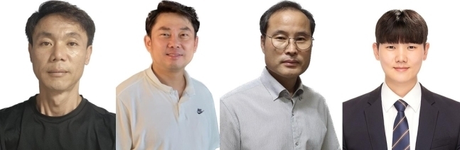 (왼쪽부터) 유병조·정영석·한근수·양승준씨.  LG복지재단 제공