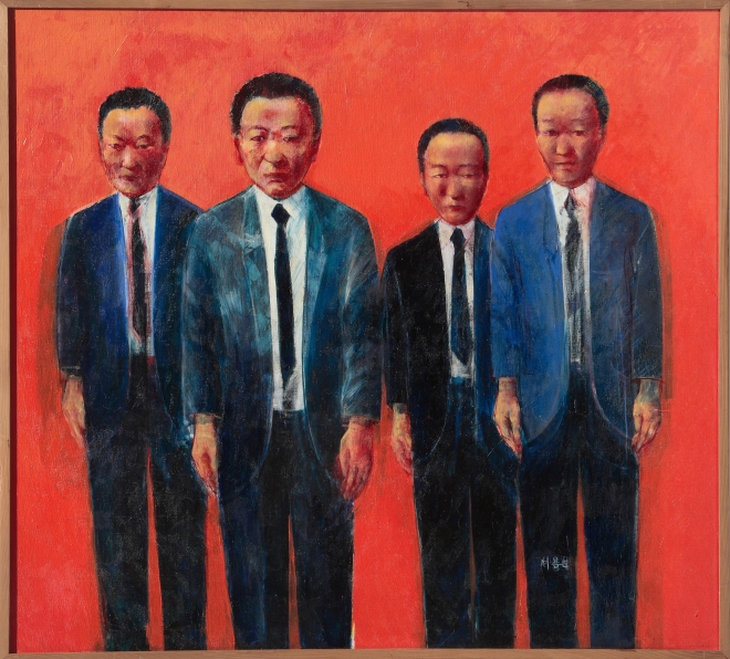 서용선,  정치인, 1984, 1986, 캔버스에 유채, 90×100cm.