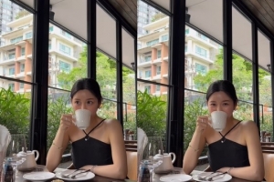 이다인, ♥이승기와 행복한 티타임