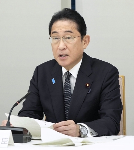 오염수 방류 일정 언급하는 기시다 후미오 일본 총리