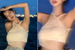 쇄골 라인 강조된 탱크탑 입고 ‘우월 몸매’ 뽐낸 카리나