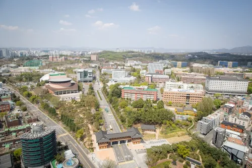 전북대학교 전경.