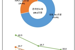 올 상반기 온라인 쇼핑 거래규모는 증가…성장세는 주춤