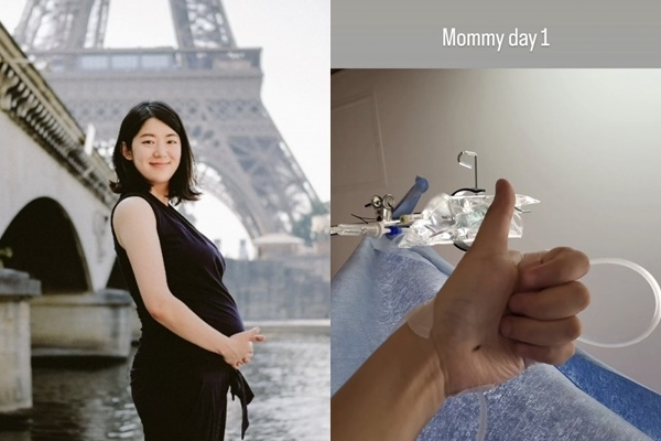 임신 출산 소식을 알린 김규진씨 인스타그램 @kyugenius