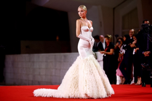 The 80th Venice Film Festival - Premiere for the film “Finally Dawn” in competition - Red Carpet - Venice, Italy, September 1, 2023 - Leonie Hanne attends. REUTERS 연합뉴스