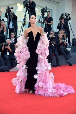 Emilia Sch?le attends a red carpet for the movie “Poor Things” at the 80th Venice International Film Festival at on Friday, September 1, 2023 in Venice, Italy. UPI 연합뉴스