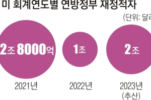 경제성장에도 美재정적자 2배로… 대선 앞두고 바이든에 악재 되나