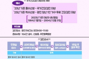 청년 건강 챙기는 광진…1인가구 무료 건강검진 지원