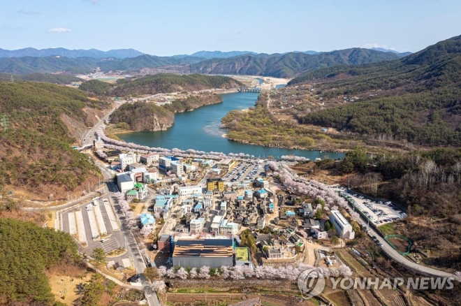 경납 합천영상테마파크 전경. 연합뉴스