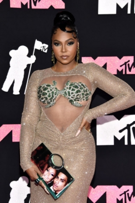 Ashanti arrives at the MTV Video Music Awards on Tuesday, Sept. 12, 2023, at the Prudential Center in Newark, N.J. AP