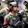 [포토] 독립기념 열병식 행진하는 멕시코 여군