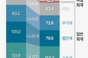 올해 세수펑크 59조원 ‘역대 최대’…지방재정 타격