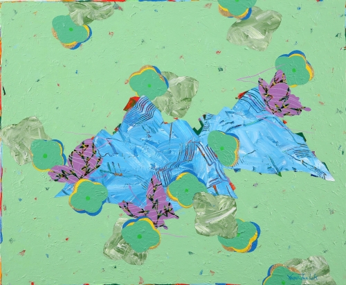 연제욱, 여정공간(Life‘s Journey)_55x45cm_Mixed media_2023