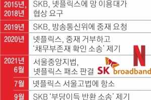 넷플릭스, SKT·Btv서도 본다… 망 사용료 분쟁 접은 SKB