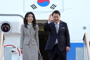 尹대통령 부부 유엔총회 참석차 출국