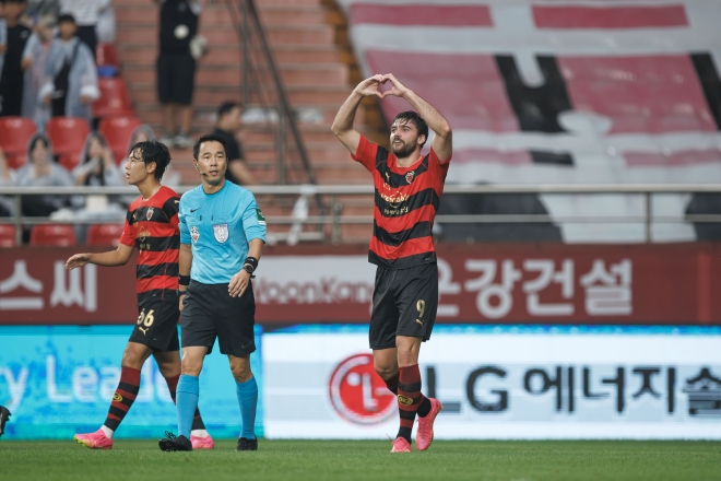 포항 스틸러스의 제카. 한국프로축구연맹 제공