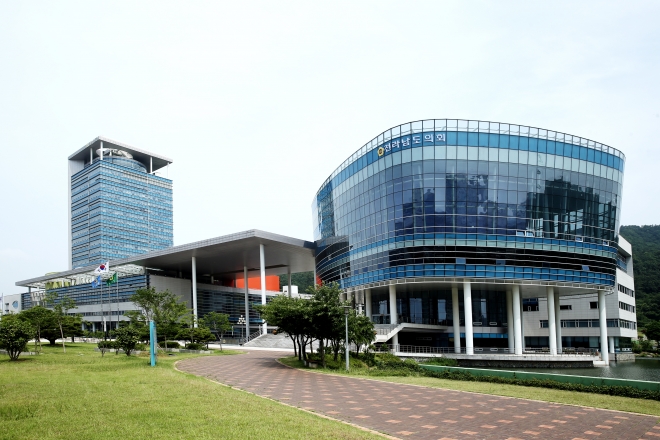 전남도의회 청사 전경