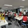 금천구-롯데정보통신, 추석맞이 송편빚기 나눔행사
