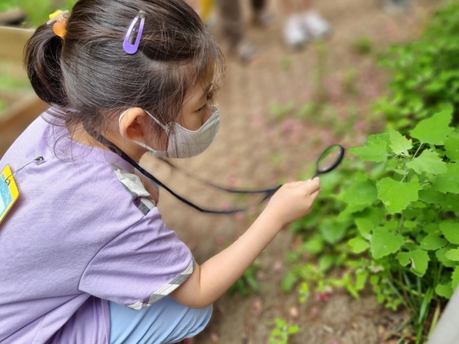 서울 중랑구 환경교육센터에서 운영 중인 환경교육 수업. 중랑구 제공