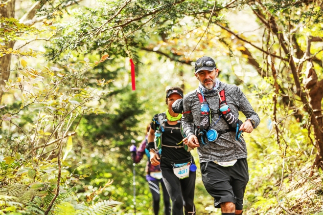 UTMB 월드시리즈 ‘2023 Trans Jeju 국제트레일러닝대회’가 6일부터 8일까지 서귀포 일대에서 열린다. 사진은 지난해 대회의 모습. 서귀포시 제공