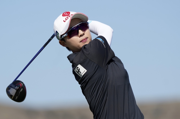 9일 LPGA 투어 어센던트 LPGA에서 우승한 김효주.  AP 연합뉴스
