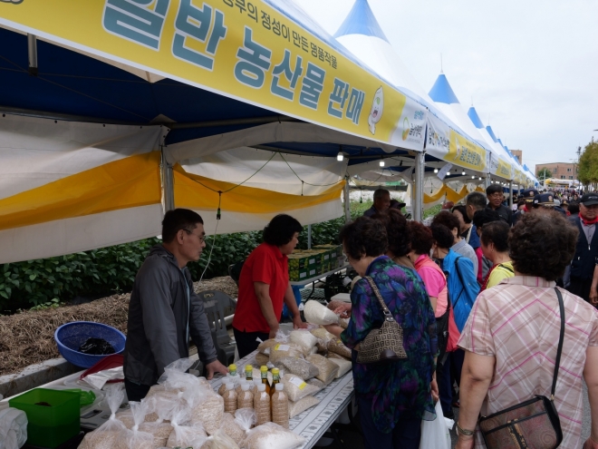 올해로 통합 2년 차를 맞은 충북 음성 명작페스티벌이 지난달 21~24일 금왕읍 금빛근린공원에서 열렸다. 음성군 제공