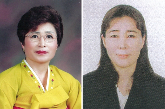 김만덕상 봉사부문 수상자 변명효(왼쪽)씨와 경제부문 수상자 문영옥씨.