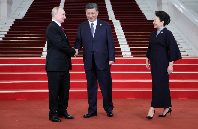 푸틴, 일대일로 포럼 참석차 방중… 오늘 시진핑과 정상회담