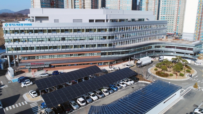 경기도의료원 안성병원 전경. 안성시 제공