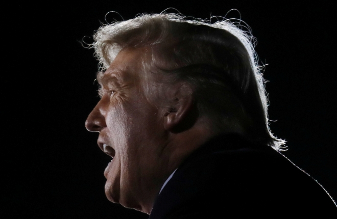 도널드 트럼프 전 미국 대통령은 서사를 가장 악용한 사람으로 꼽힌다. 로이터 연합뉴스