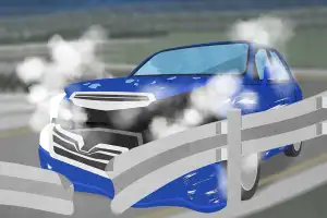 80대 운전 차량, 버스 들이받고 상가 돌진…“가속 페달 밟은 듯”